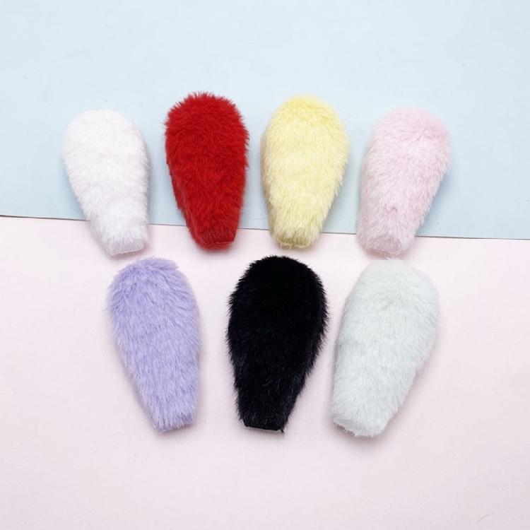 Plush Furry Ears Headdress Rabbit Ears for Hair Clip DIY Cute Bangs Side Clips