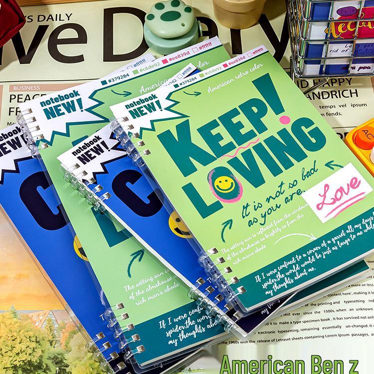 Stay Inspired! Ergonomic B5 Lined Notebook with Removable Binder for High School Use