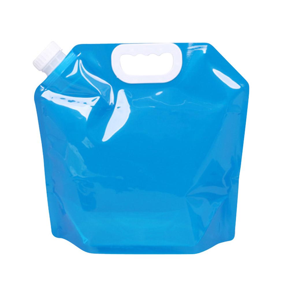 5/10l Portable Folding Water Bags Large Capacity Outdoor Travel Camping Water Container Water Storage Bucket