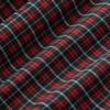 Ethnic Style Retro Plaid Harrington Collar Cotton Jacket for Autumn and Winter