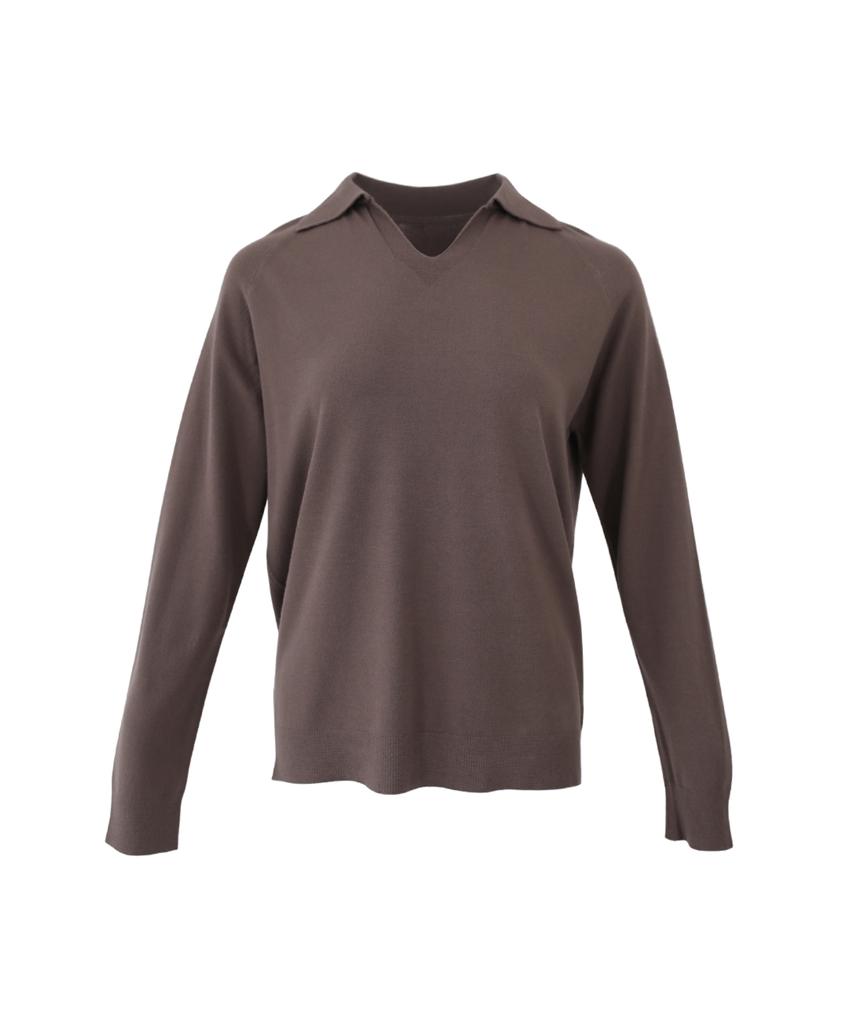 Baseukala V Collar Neck Raglan Long Sleeve Knitwear (6Colors)