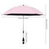 Umbrella For Stroller Foldable Wheelchair Parasol With Clamp Portable Travel Supplies Pushchair Attachment For Outdoor