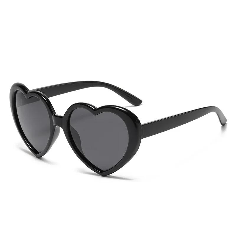 New Oversized Heart Shaped Polarized Sunglasses Uv400 Cute Trendy Love Fashion Eyewear For Women