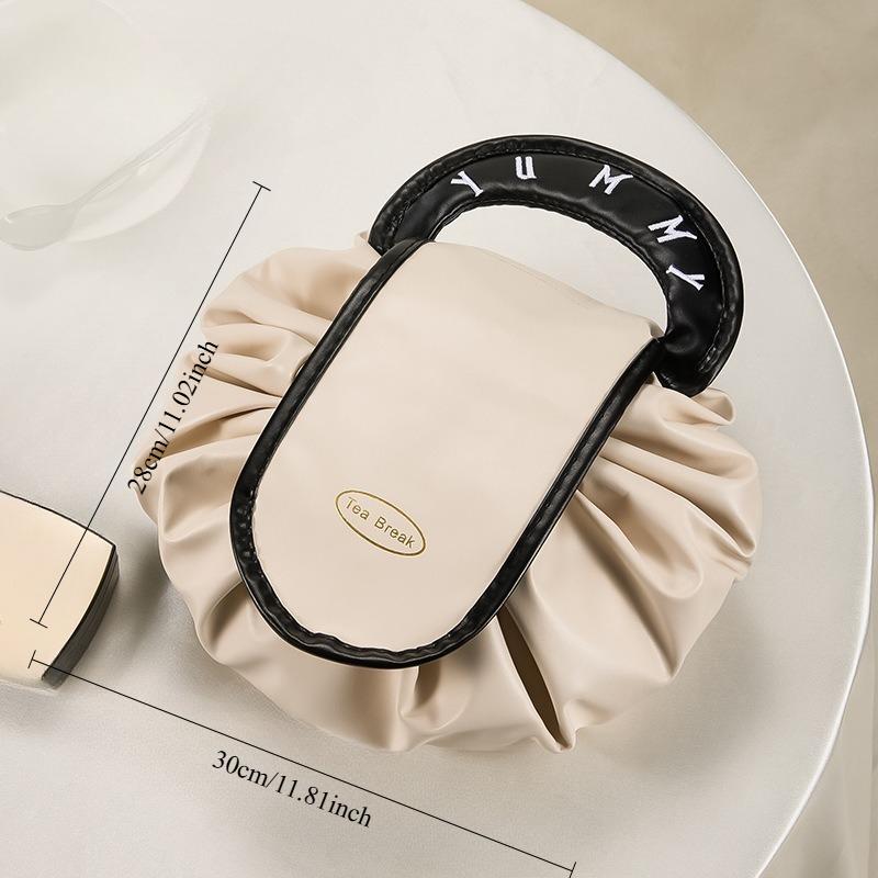 1/2pcs Travel Makeup Bag with Drawstring Closure Toiletry Storage Box Portable Makeup Bag Suitable for Daily Outings