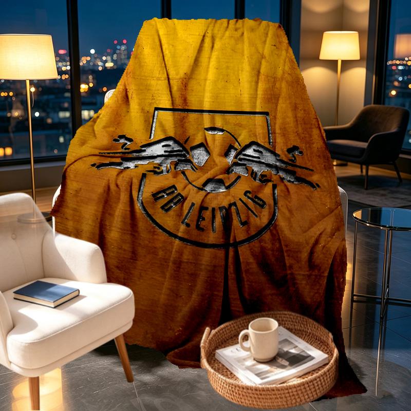 RB Leipzig Print Blanket - Soft & Comfortable, for Bedroom, Travel, Sofa, Home Decoration - Birthday Christmas Gift for Friend