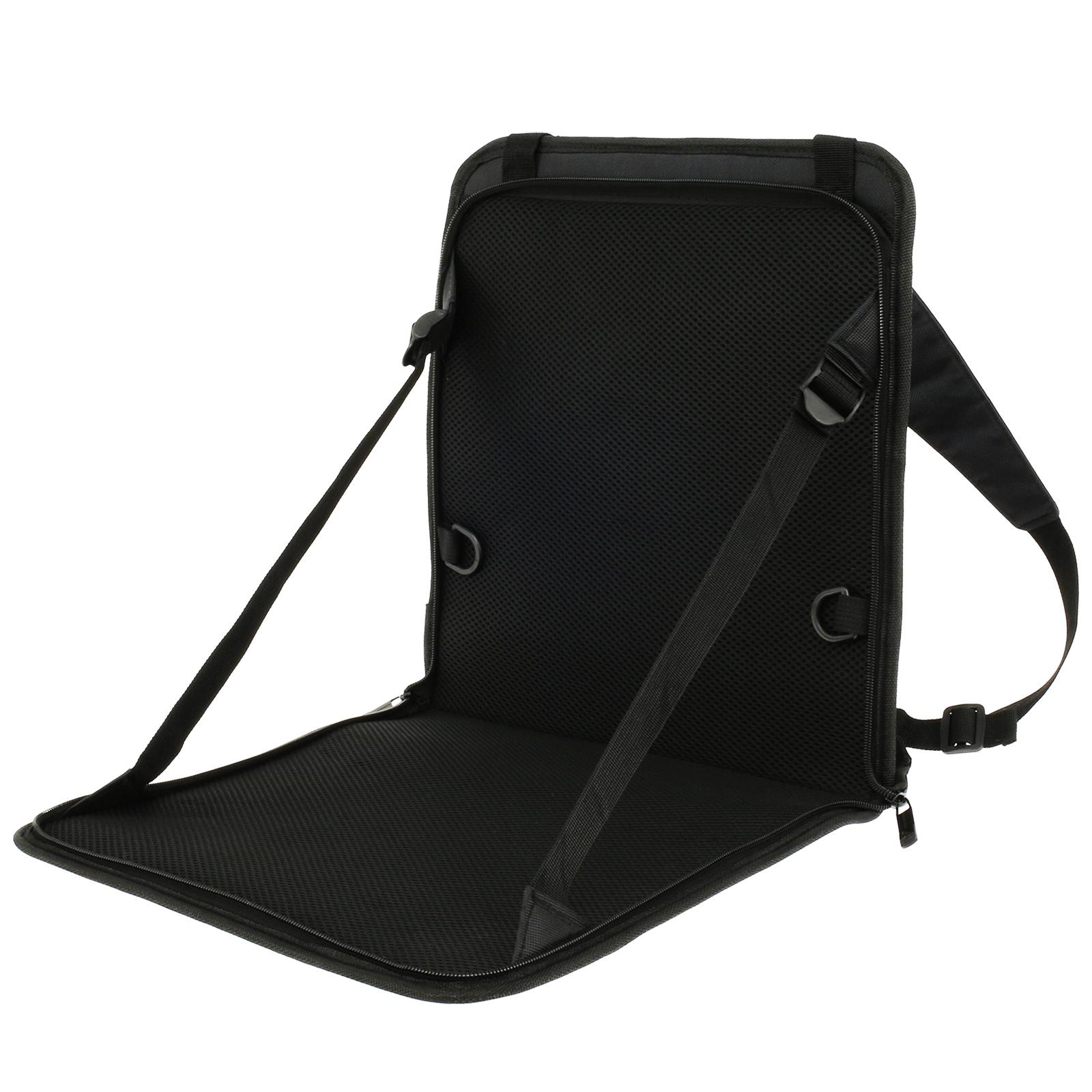 

Travel Seat for Luggage Portable Kids Suitcase Seat Child Carrier Folding Non-slip Luggage Seat Family Travel Easy Folding Chair 34.5x33.5x3cm чорний