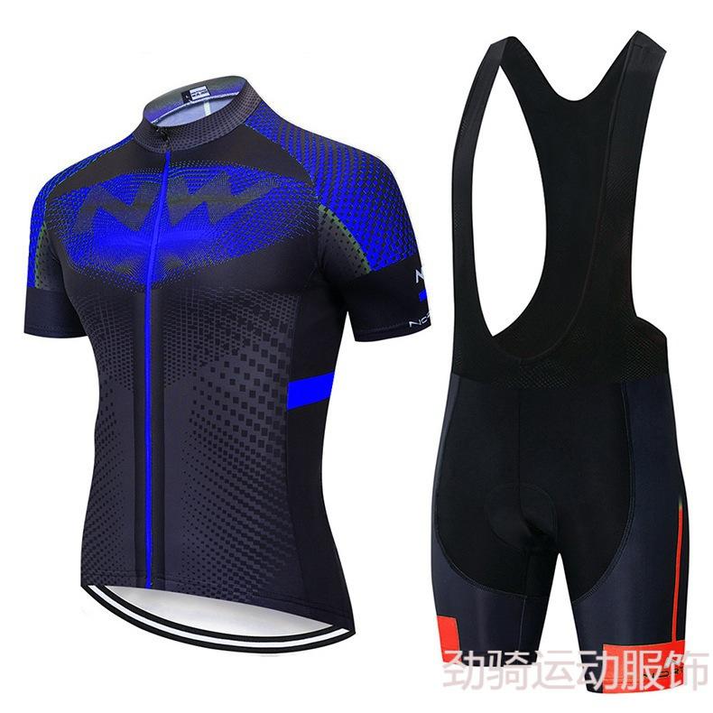 NW Team Edition Short Sleeve Cycling Suit Men's Summer Road Cycling Mountain Suit Sports