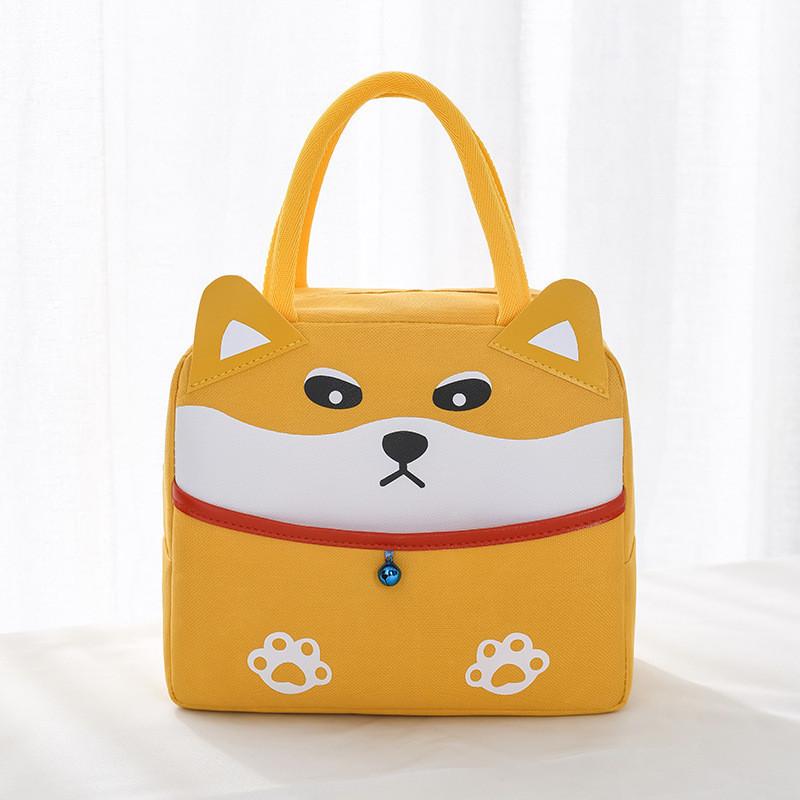 Fashionable Yellow Duck Bento Bag Polyester Cartoon Fun Lunch Bag For Students And Office Workers