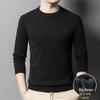 JEEP SPIRIT Men's Heavyweight Crew Neck Knit Sweater