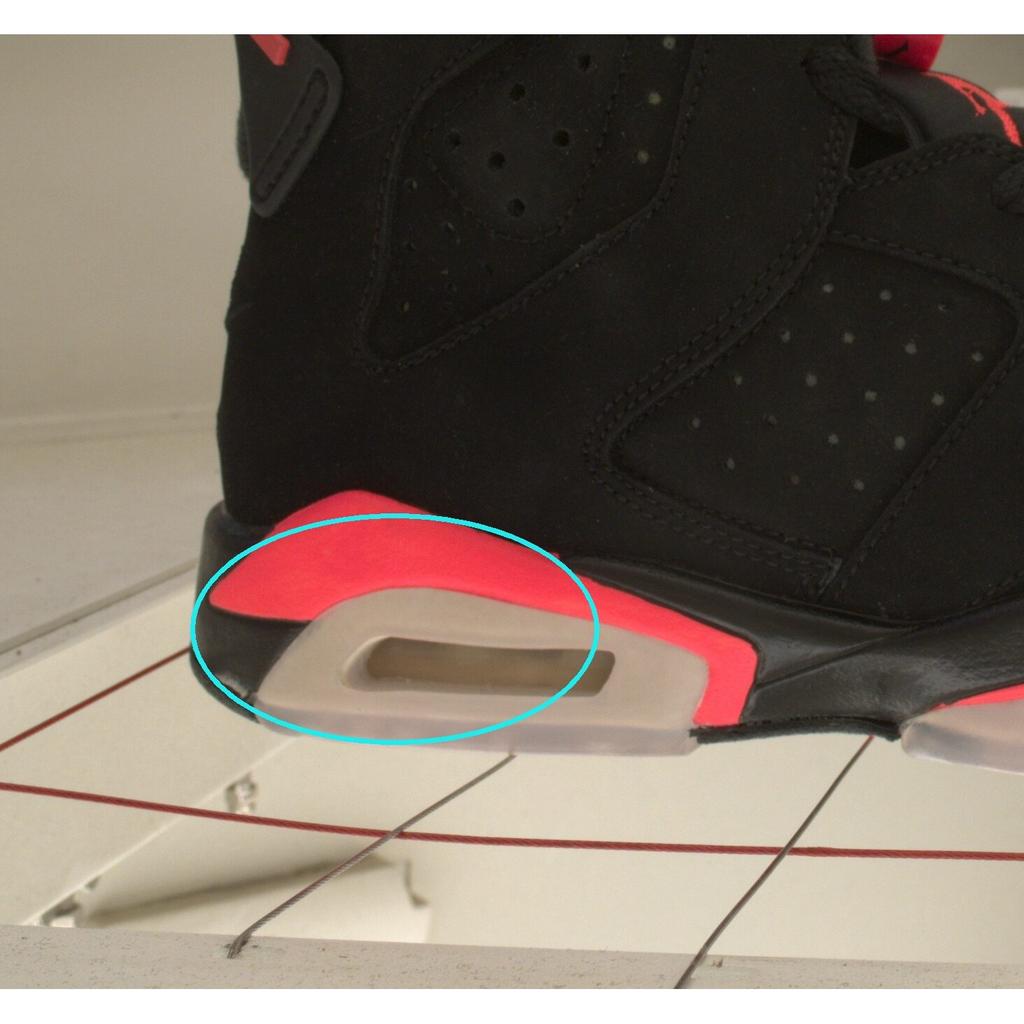 Pre-owned JordanAir Jordan 6 Black Infrared OG GS 384665-060-P26093963711359