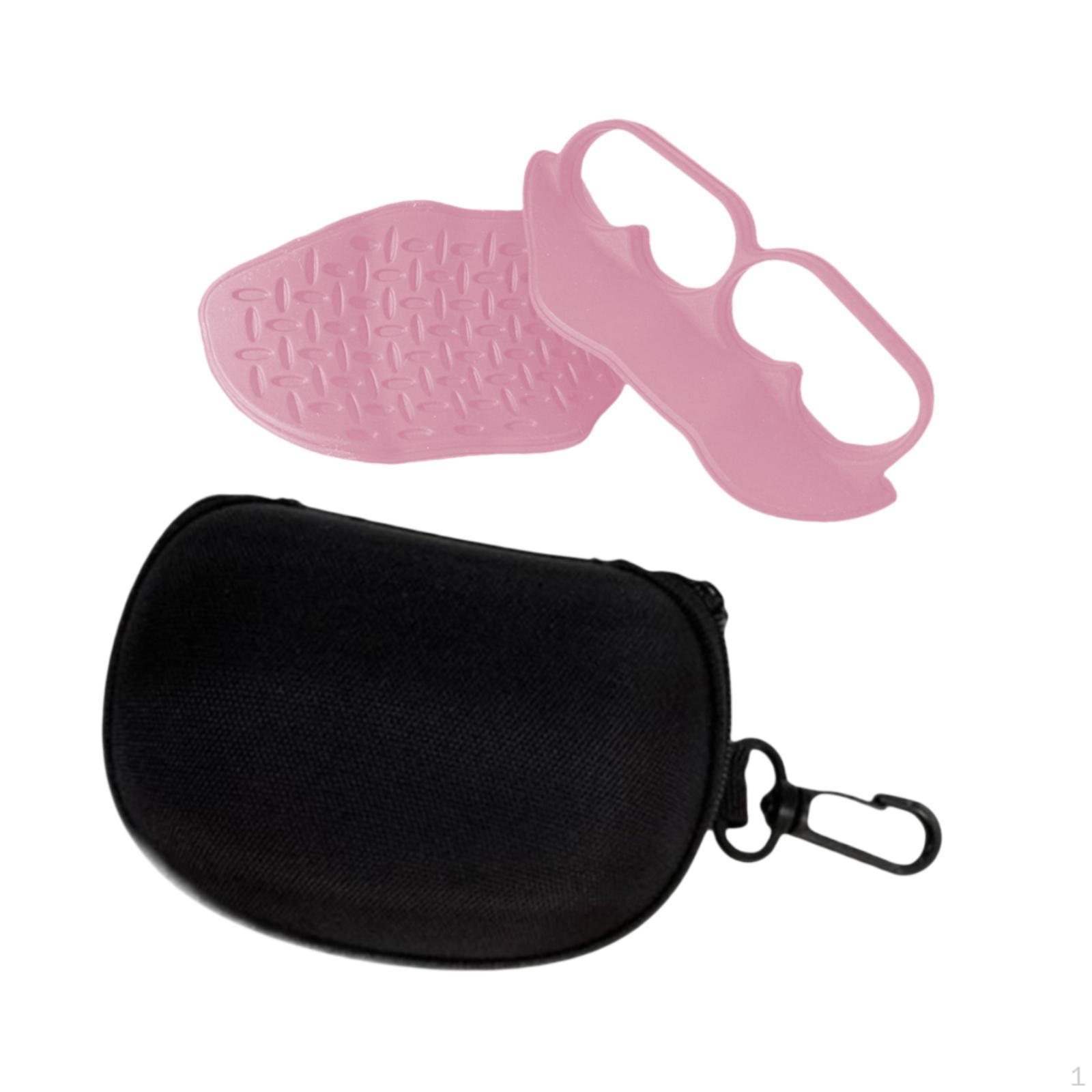 

1 пара весовых перчаток HebexProps для защиты рук для взрослых, эргономичные фитнес-перчатки для тренажерного зала с нескользящим покрытием розовый