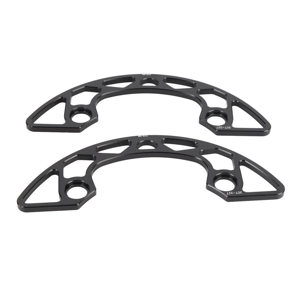Kettenblattschutz Aluminiumlegierung Getrennter Kurbelsatz Kettenradschutzabdeckung für 30Z bis 32Z 104 BCD