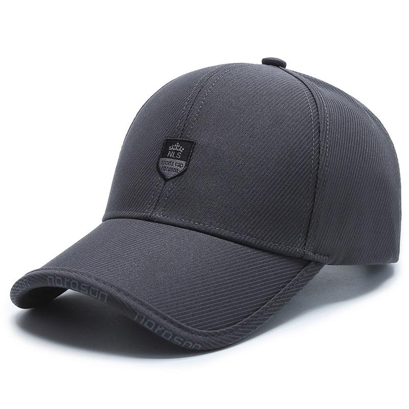 New Black Baseball Caps For Men Women Sunhat Solid Letter Sunscreen Cap Outdoor Fishing Running Hip Hop Baseball Hats Casquette