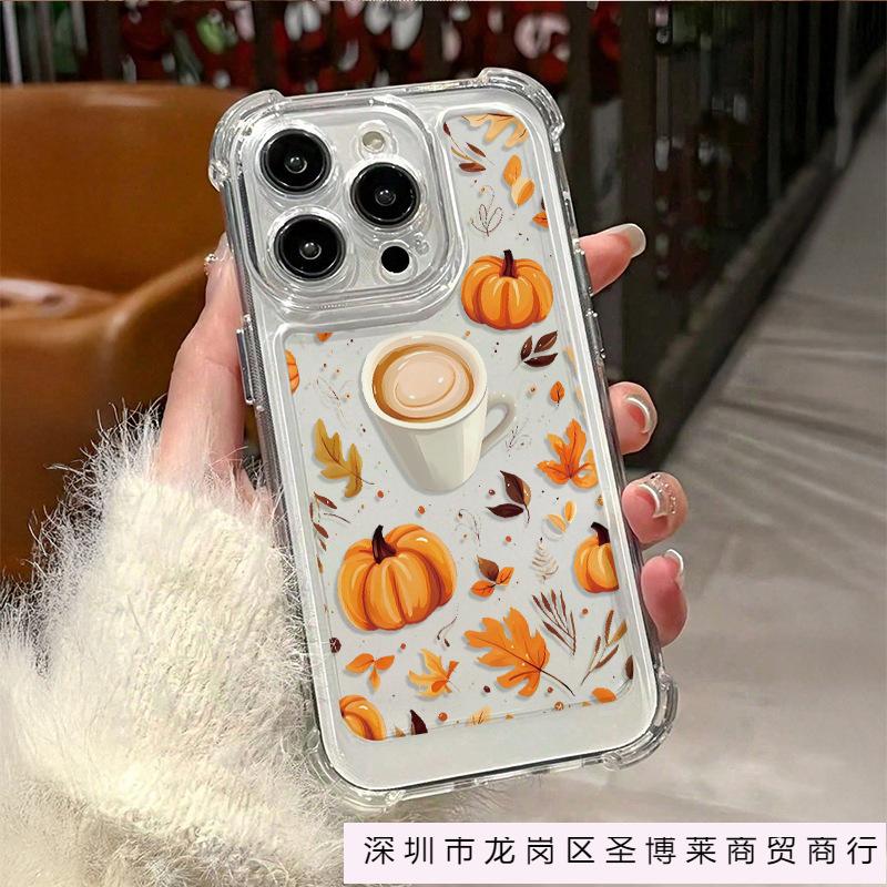 Creative Apple 16 all-inclusive iPhone15PLUS transparent 12/13 four-corner anti-drop 11PROMAX mobile phone case 14p