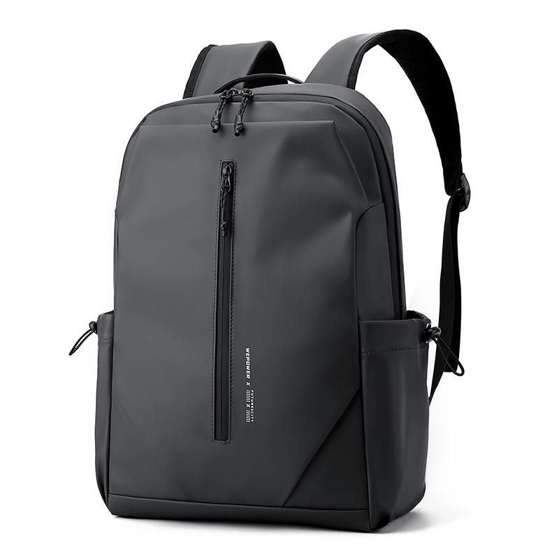 Sleek Black Waterproof Backpack for Men Stylish & Functional Laptop Backpack for Daily Use & Travel