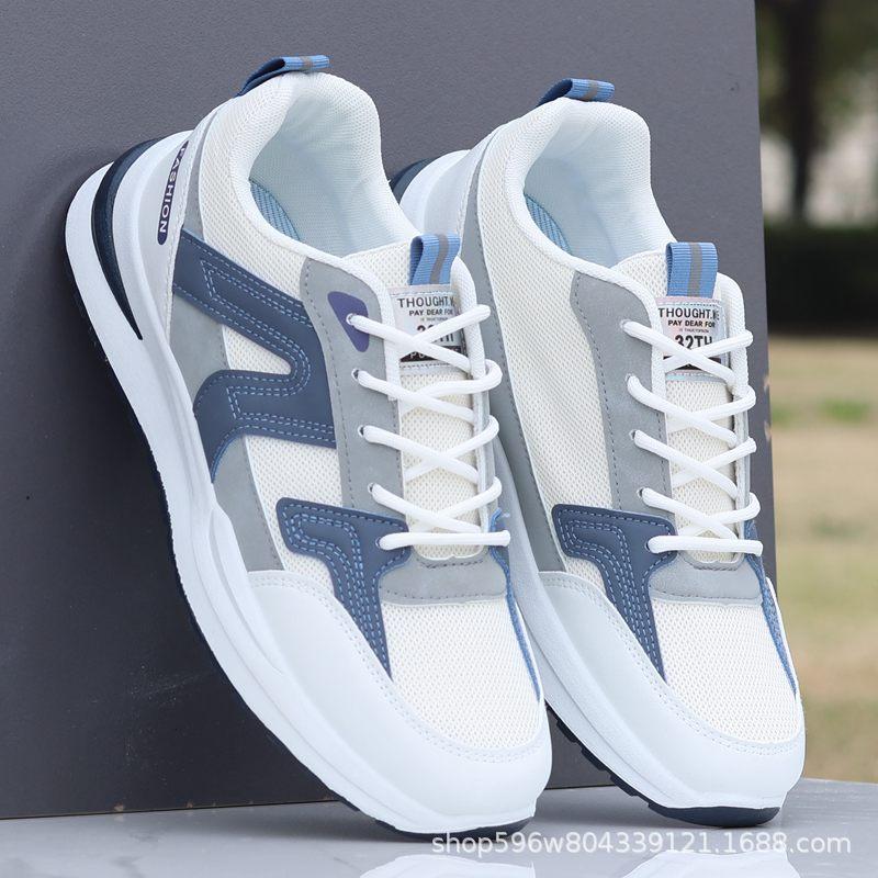 Herren Sportschuhe Herren 2024 Frühling und Sommer trendige Schuhe Mesh Casual Atmungsaktiv Paar Beliebt Lauf-Mesh-Schuhe