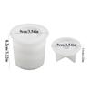 Cylindrical DIY Ceramic Mold With Lid Candle Can Silicone Mold Storage Box Gypsum Resin Mold Home Decoration Candle Container