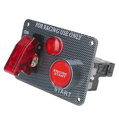 Avvia l'interruttore a pulsante 2 Toggle Pannello interruttori per auto per la modifica dell'auto Pannello motore interruttore di accensione 12V 30A