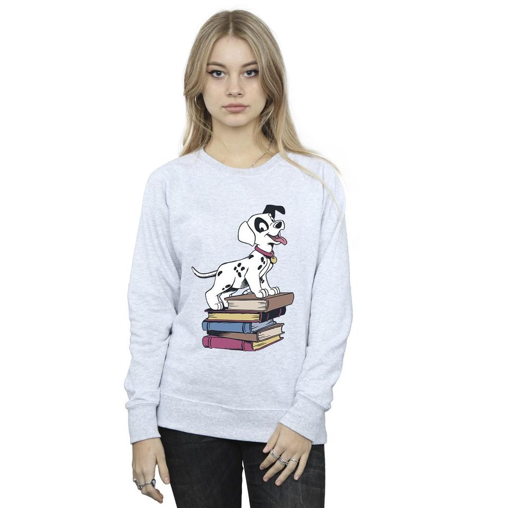 Disney Womens/Ladies 101 Dalmatians Books Sweatshirt