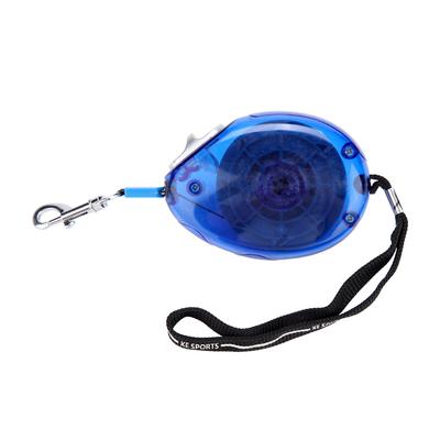 Small and Medium Dog Collar Automatic Retractable Dog Leash Puppy Traction Chain (Blue)