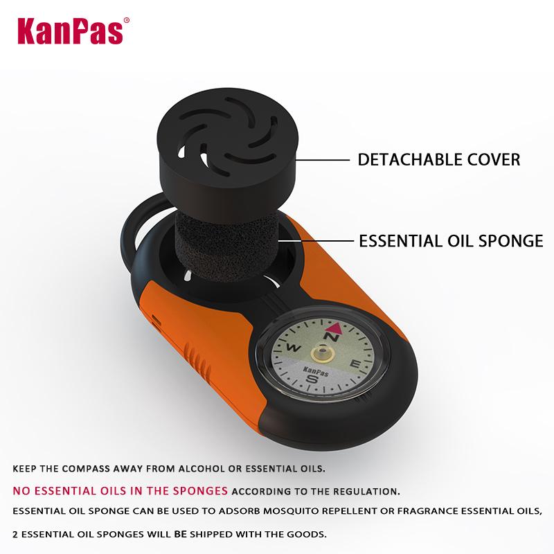 KANPAS Thermometer Compass Kit /Quality Thermohygrometer Kit / for Outdoor, Camping,Hiking,Trekking,hunting,LiveSaving,Survival