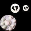 2pcs/Set Baby Feet Sugar Cakes Printing Molds Biscuits Mold Baking Mold Tools Fondant Cake Cutter
