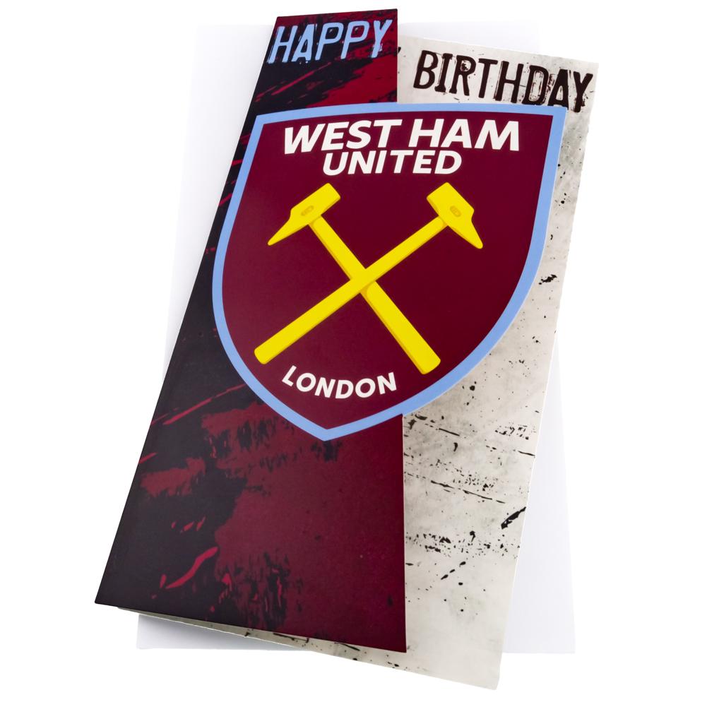 West Ham United FC Открытка на День Рождения Креста