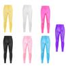 Children's Dance Tights Breathable Yoga Pants Solid Color Polyester Fabric and Comfortable Wear for Dancers