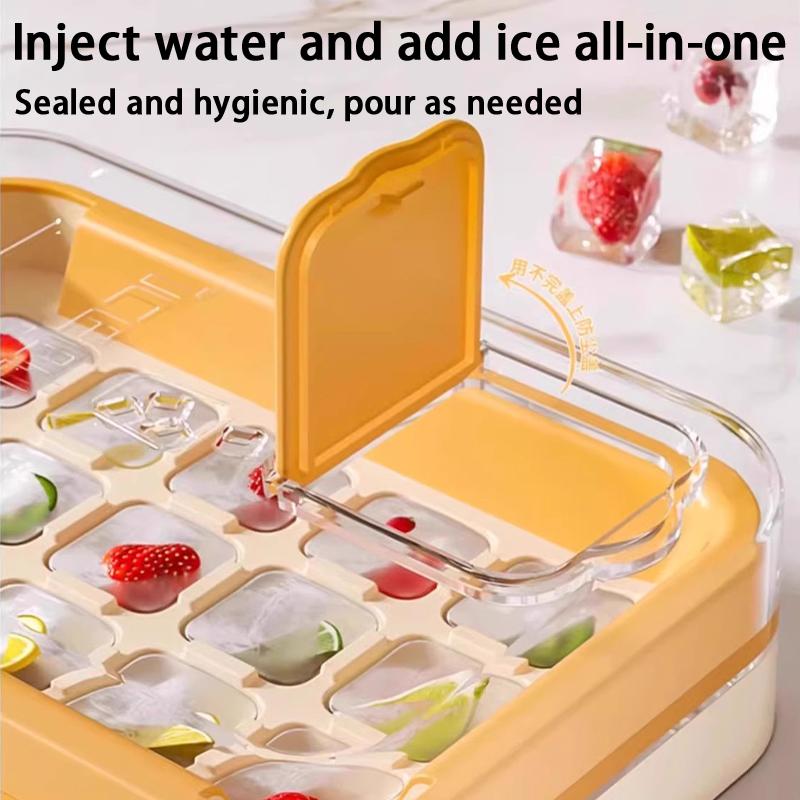 Creative Mini Ice Cube Mold 32 Grid Reusable Square Maker Tray for Cold Drinks Home Party Kitchen Use