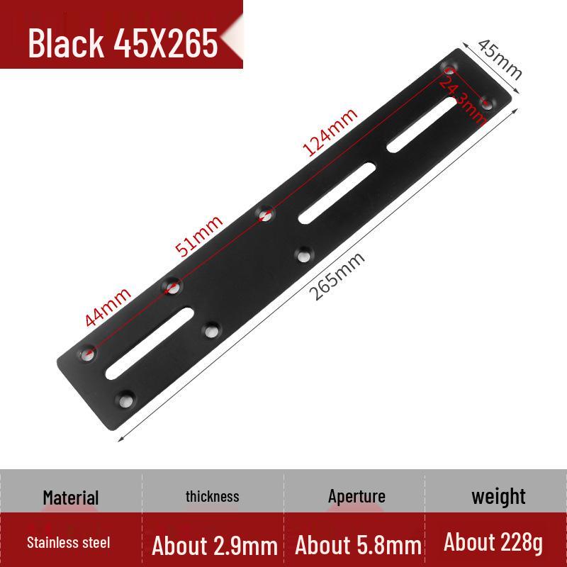 Stainless Steel Adjustable L-Shaped Load-Bearing Bracket