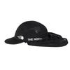 The North Face Run Shield Removable Size L Cap, Unisex, Water-Repellent, Lightweight, Shield, Black,