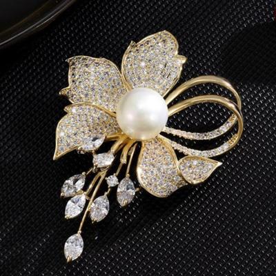 Spille di Fiori di Strass alla Moda Per Donne Abbigliamento Cappotto Gioielli Accessori Regali