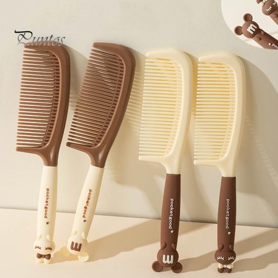 Grzebień z kreskówek Delikatny masaż skóry głowy Gładkie zęby Wytrzymała polipropylenowa dziewczynka używająca grzebienia studenckiego dla dzieci