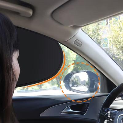 2pcs Car Front Seat Sunshades – Electrostatic Film, Heat Insulation, Traceless, Clear View