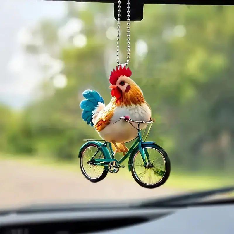 Car Decorative Acrylic Pendant Fun Cartoon Design For Stylish Home And Decor Backpack