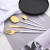 24Pcs Shiny Silver Tableware Stainless Steel Cutlery Set Forks Knives Spoons Kitchen Dinner Set Family Dinnerware Set Service for 6