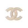 Класична брошка з логотипом Double C Жіночі аксесуари Золота AB9719-B09590-NK602