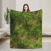 Gras Kampfmatte Wiesenland Grünfläche Decke Warm Weich Neuheit Plüsch Überwurfdecke für Sofa Flanell Tagesdecke Bettbezug
