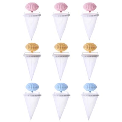 Permanent Polystyrene Polyester Washing Machine Filter Net Bag Traps Floating Debris Hair Fibers
