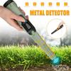Detector Portátil de Varilla de Posicionamiento 360 Impermeable Pinpoint Alarma Sonora Vibratoria 10 kHz 30m Detector de Metales de Mano