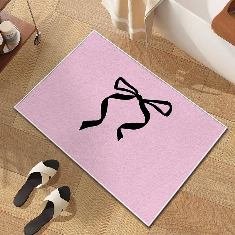 Household Toilet Floor Mat Bathroom Absorbent and Dirty Mat Bedroom Toilet Door Mat Entry Mat Carpet
