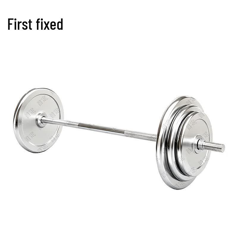 Shouding Electroplated Fitness Barbell & Dumbbell Set
