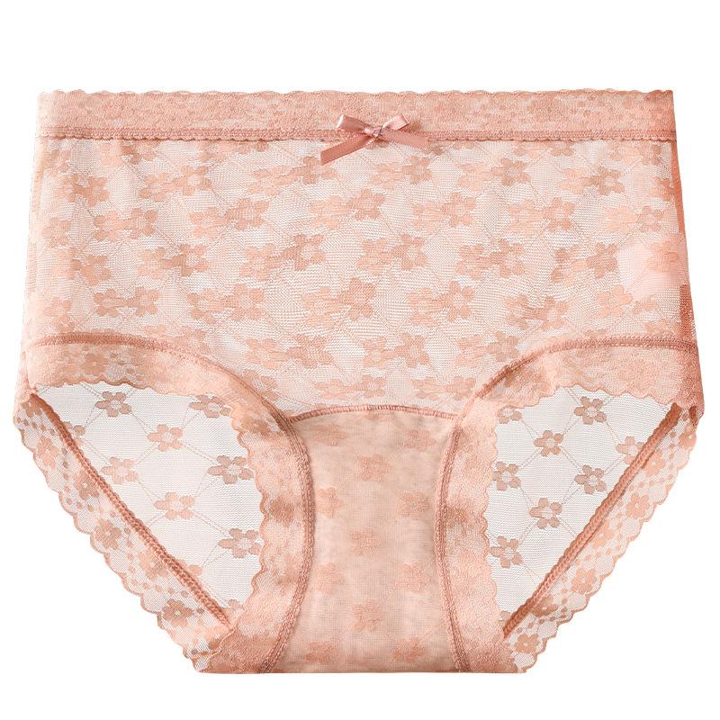 7A Mid-rise Lace Mesh Panties: Sexy, Breathable & Comfortable Semi-Transparent Briefs for Young Girls