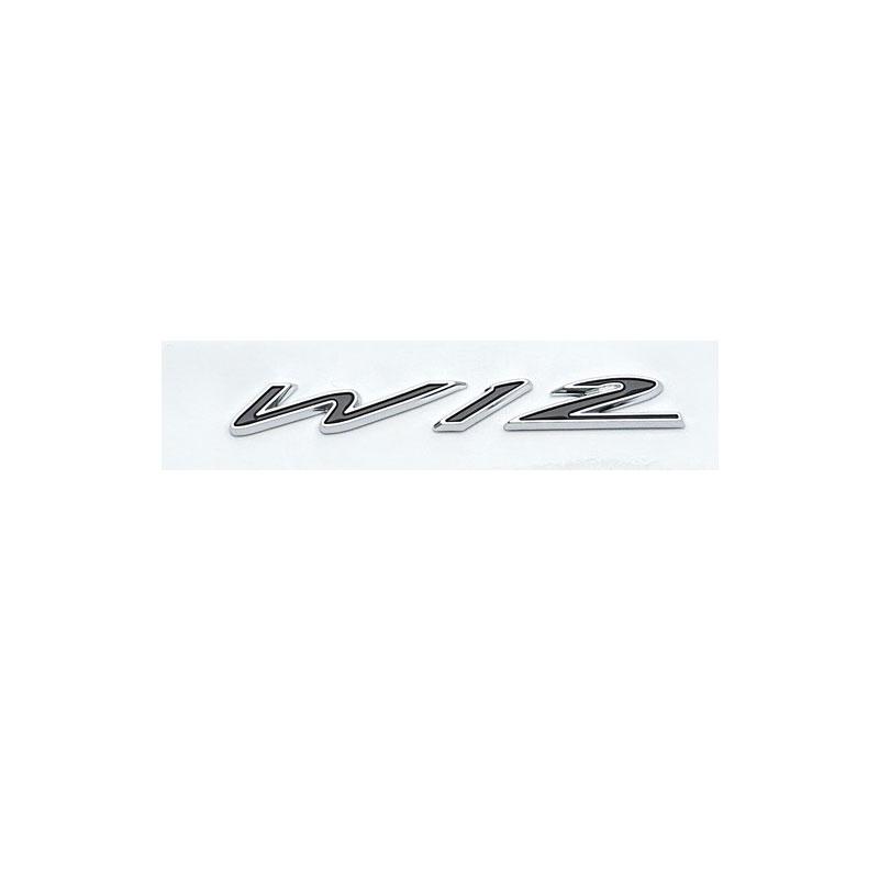 Speed V8 V8S W12 label logo car stickers for Continental GT Flying Spur Bentayga fender side logo refit rear trunk mark