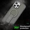 Hot Sale Matte Anti-fingerprint Hidden Holder Shockproof Magnetic Mobile Phone Case for iPhone 15 16 14 Plus 13 12 Pro Max 11 17
