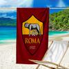 Beach Towel with Rome Logo Pattern - Soft,absorbent,machine Washable Lightweight&Modern,swimming,Travel Essentials