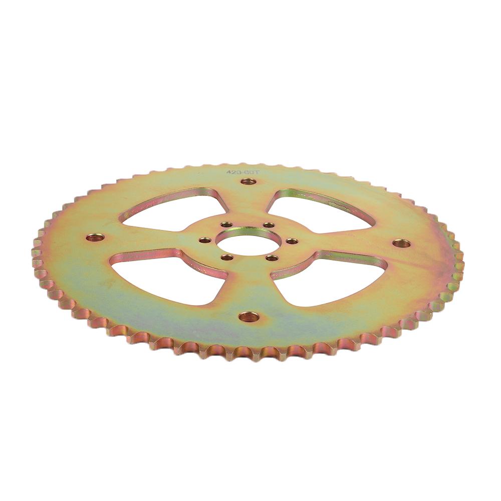 Pignon arrière 420-40T 50T 60T engrenage de scooter pour quad ATV 50cc-125cc pit buggy kart moto Accessoires 420 40T 50T 60T