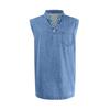 Topuri fără mânecă din denim de vară pentru bărbați, uni, casual, tricouri fără mâneci, vestă chic vintage streetwear, topuri fără mâneci sportive pentru bărbați, de tras pe cap