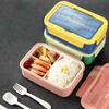 Cutlery Lunchbox Children's Bento Box Large Capacity Lunchbox Kids School Microwaveable Food Storage Containers
