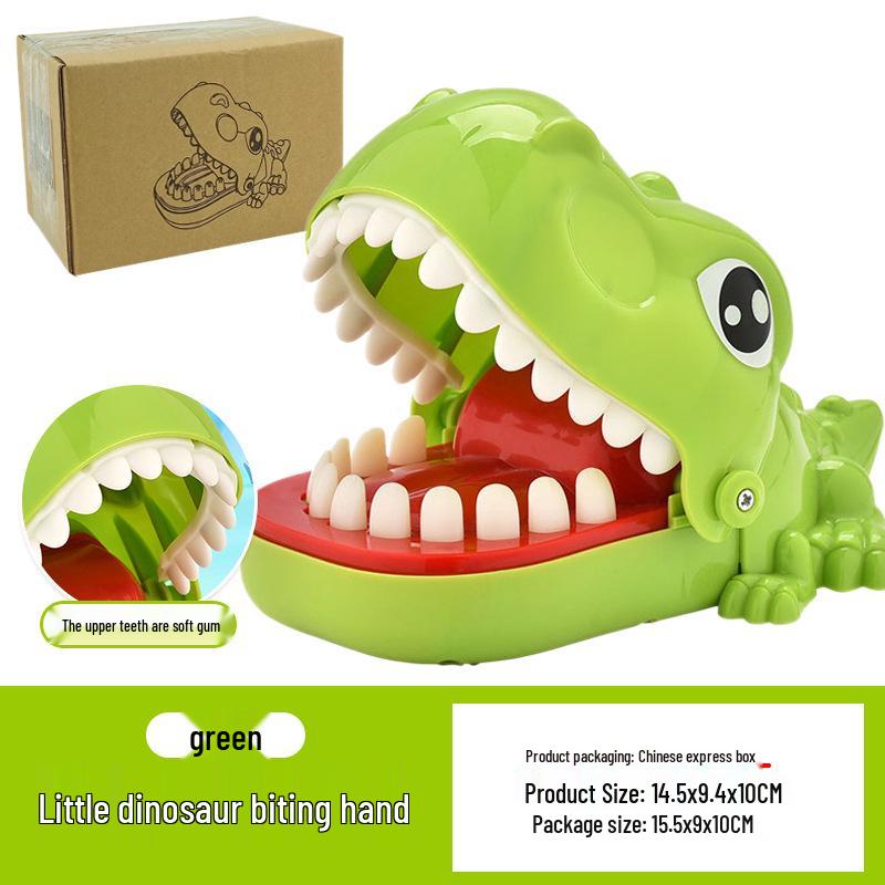 Free Shipping: Biting Crocodile Prank Game - Sound & Light Dinosaur Toy for Kids